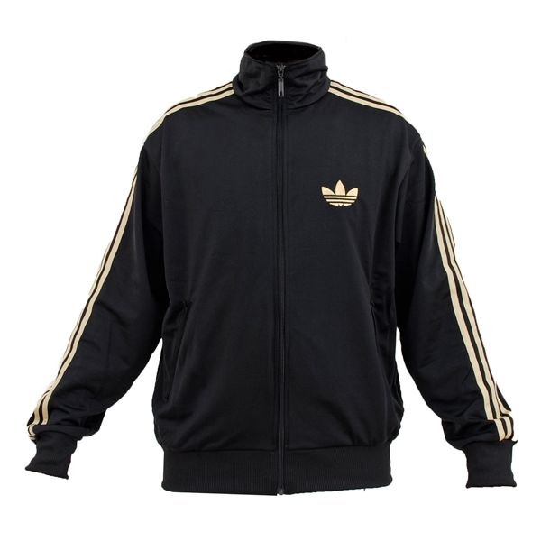 veste adidas blanche et or